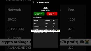 crypto arbitage speedrun any% 0 78 profit 🎮😭 #ziparb