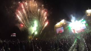 Highway to Hell - закриття фестивалю ЗАХІД 2013, салют #zaxidfest