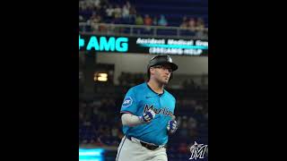 Jonah BRIDE Hr.#8 Season 2024 Marlins Ave.259 AB 205 #mlb #marlins #sbvzla #baseball #miami