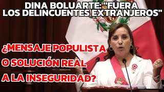 DINA BOLUARTE alerta sobre manipulación política en paro de transportistas..."no mas violencia..."