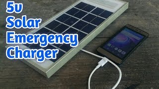 How to Make a Emergency Mobile Phone Charger Using Solar Panel at Home |Emergency solar power bank|