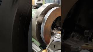 Boring job on Cazeneuve HB725 lathe #asmr #machine #lathemachine #cazeneuve #steel #chips #machine