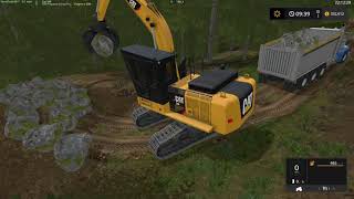 Farming Simulator 17-Clearing A Road Block