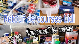 RETOUR DE COURSES LIDL 🛒 AVEC LES PRIX