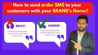 Get your own Branded SMS header.