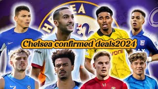 All Chelsea confirmed deal 2024 |  All Chelsea ins, and outs🚨✅