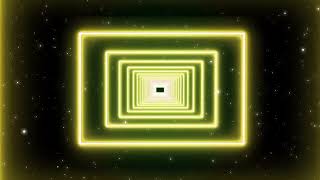 Neon Effect Rectangle Shape Tunnel Abstract Glow Video Background Loop | Film Stock Fx