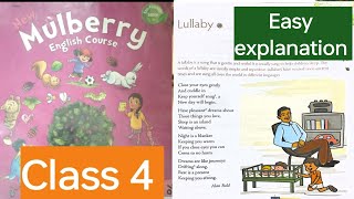 Poem - Lullaby #english#poems# Mulberry English course book