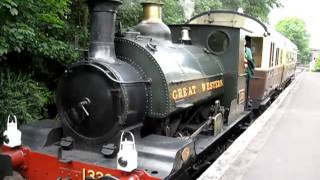 Great Western Railway Saddle Tank Locomotive at Didcot Railway Centre