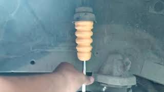 Hyundai Getz 2010 - How to Replace Bumper Rubber of Rear Shock Absorber