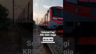 Selamat Pagi KRL Commuter Line Solo-Jogja (Seri KfW i9000) #shorts