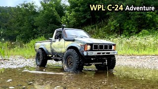 Wpl c24 Toyota Hilux, off-road adventure,  rc crawling, rc crawler, rc오프로드  #2023-07