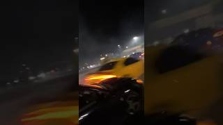 392 crashes into Mustang at Takeover😳 #cars #car #carstunt #crash #392 #mustang #mustangcrash #fail