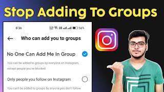 How To Stop Peoples From Adding You To Instagram Groups | How To Block Instagram Groups