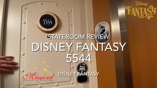 Disney Fantasy Cabin 5544 Category 04E - Deluxe Oceanview Stateroom with Extended Verandah