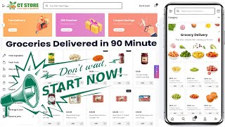 Start Grocery Delivered in 90 Minute with Special offer on 2021, Build Website By Capital Technology