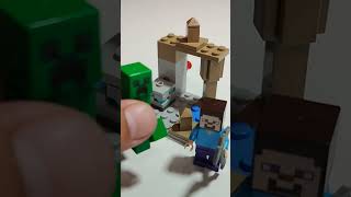 The Dripstone Cavern Axolotl and Creeper #lego #minecraft #unboxing #asmr