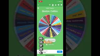 NBA 82-0 spin the wheel challenge