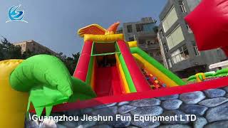 Jungle bouncy castle inflatable amusement park