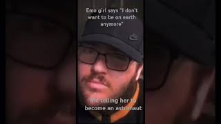 A conversation with a emo girl #shorts#comedy#meme#emo