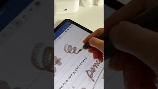 New Goodnotes 6 Pencil feature