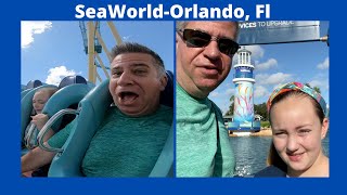 SeaWorld Orlando/Kraken and Mako/Electric Ocean- July 2021