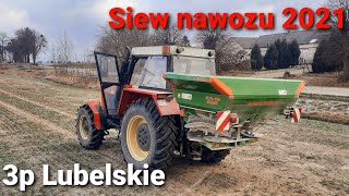 Siew nawozu 2021☆Zetor 12145☆Amazone