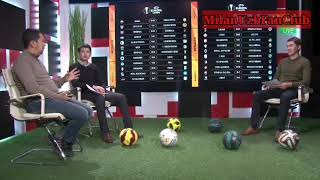 Milan haqida Futbol studiya ko‘rsatuvida 30-10-2020