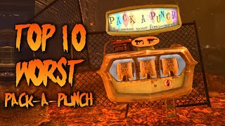 TOP 10 Worst Pack A Punch Locations in Call of Duty Zombies