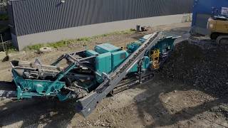 Lincom Group's new Compact Mobile Impact Recirculating Crusher