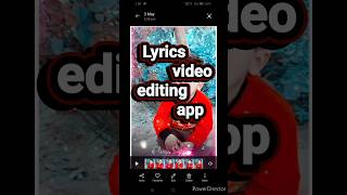 lyrics video editing app very easy step 🤯🔥#shorts #vedioediting