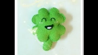 St Patrick's Day :How to make a Shamrock Plushie Tutorial