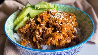 Vegan Mongolian Beef With Savory Sweet Sauce