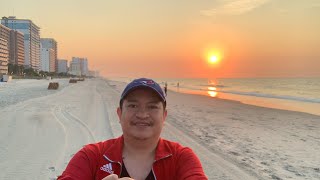 Sunrise in Myrtle Beach, South Carolina, USA Summer Escapade