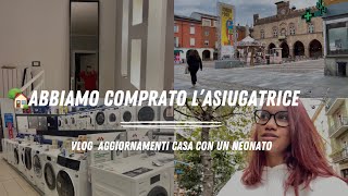 HO COMPRATO UN’ASCIUGATRICE + Aggiornamenti lavori in casa #vlog  #newhome #housetour