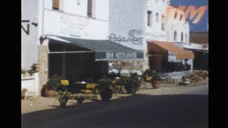 Catalonia Spain Holiday 1960's old cine film 392