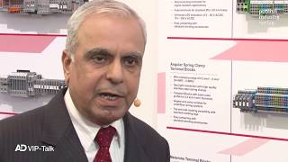 Connectwell Director Mr  Vijay Saheta Interview at Hannover Messe Exhibition in VIP Talk session