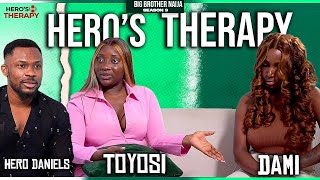 TOYOSI AND DAMI( TAMI) fight on Hero's Therapy | Big brother naija| Hero Daniels