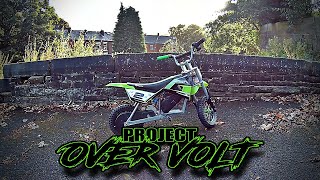 project OVER VOLT : Razor SX350 36V 800W For Adults / Standard 24V 250W Motor Burn Out Ride !!