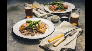 Roasted Duck Breast with Creamy French Chestnuts and Haricot Vert au Beurre | Recipe | EN