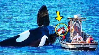 They Came Across A Giant Orca But Upon Closer Inspection, They Notice Something TERRIFYING!