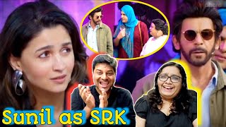 Sunil as SRK | Alia bhatt, Kapil Sharma, krushna, kiku, Karan Johar | Sunil Grover comedy | #comedy