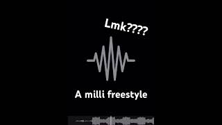 A milli freestyle lmk???!! #music #rap #hiphop