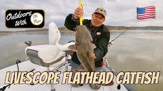 How I used Garmin LiveScope to catch a Flathead Catfish!