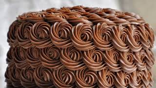 Chocolate Rosette Cake - Wilton Tip #21