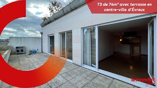 À VENDRE - Un bel appartement avec terrasse à Évreux