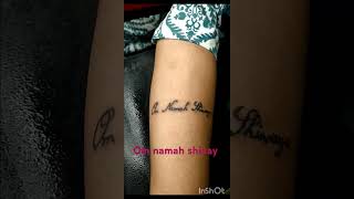 #simmu #tattoo #studio #kukurmara #omnamahshivay #nametattoo #viralshort #viralvideo