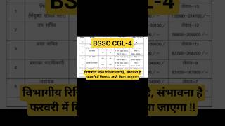 BSSC CGL-4 जल्द ही आएगी notification !! bssc cgl-4 की वैकेंसी फरवरी में !! #bssc #bihar #shorts