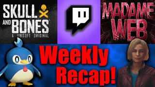 Starfield and Palworld Lose Players, Skull and Bones AAAA, Twitch Drama, Madame Web | Weekly Recap!