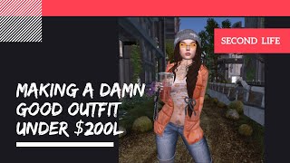 Second Life  l  Make  a  damn  good  outfit  under  $200L  l  Damn good outfit series  l  Sandra8675